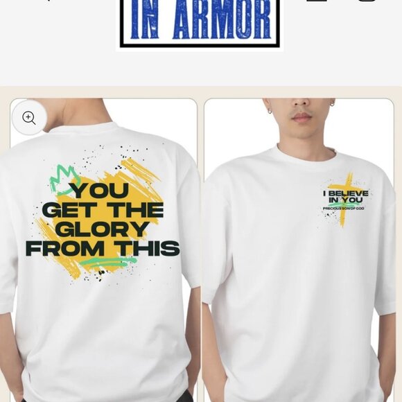 Clothed in armor Size All sizes Inspirational Christian T-Shirt 'You Get The Glo - Picture 1 of 2